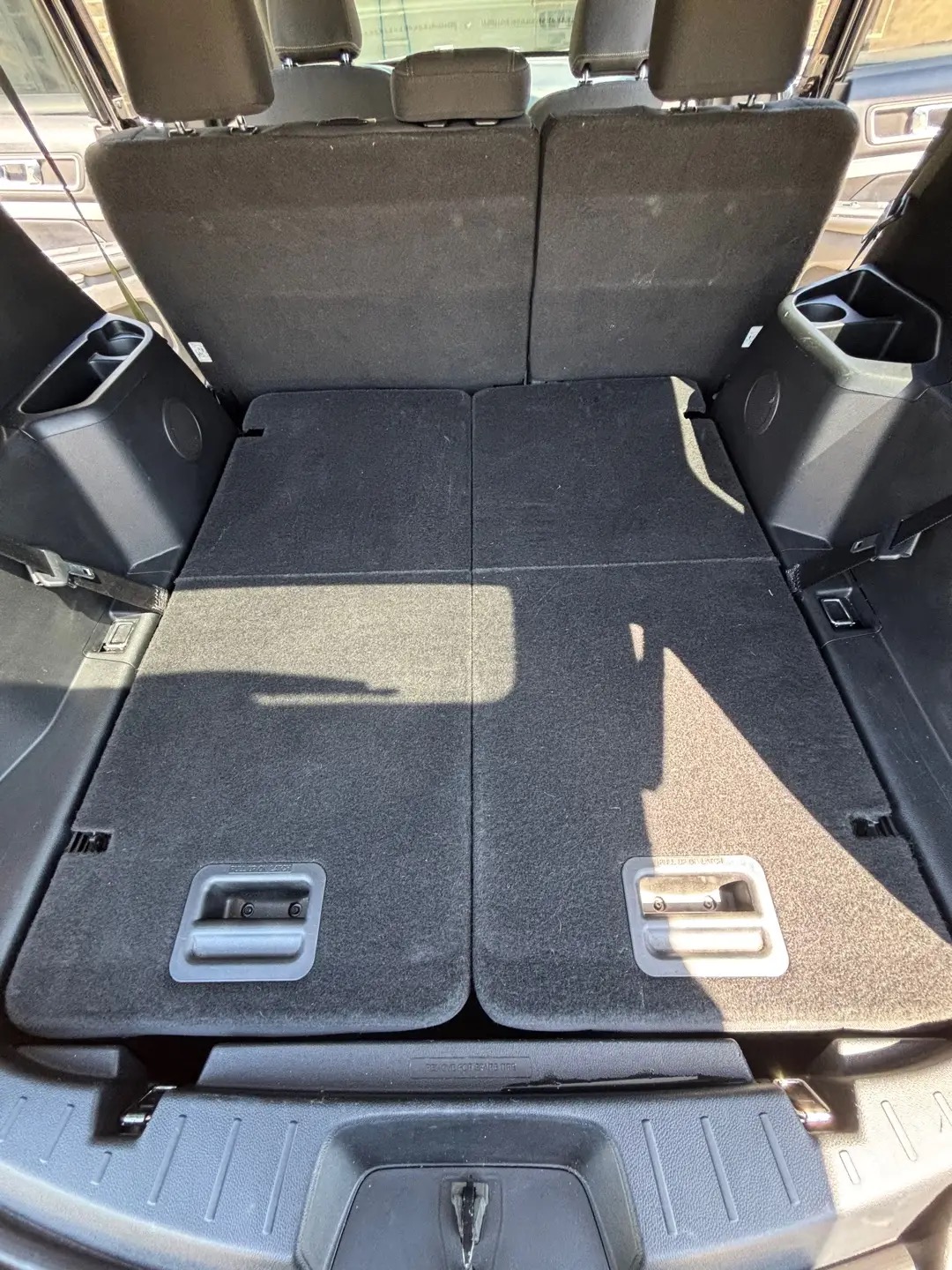 Cargo Area Cleaned
